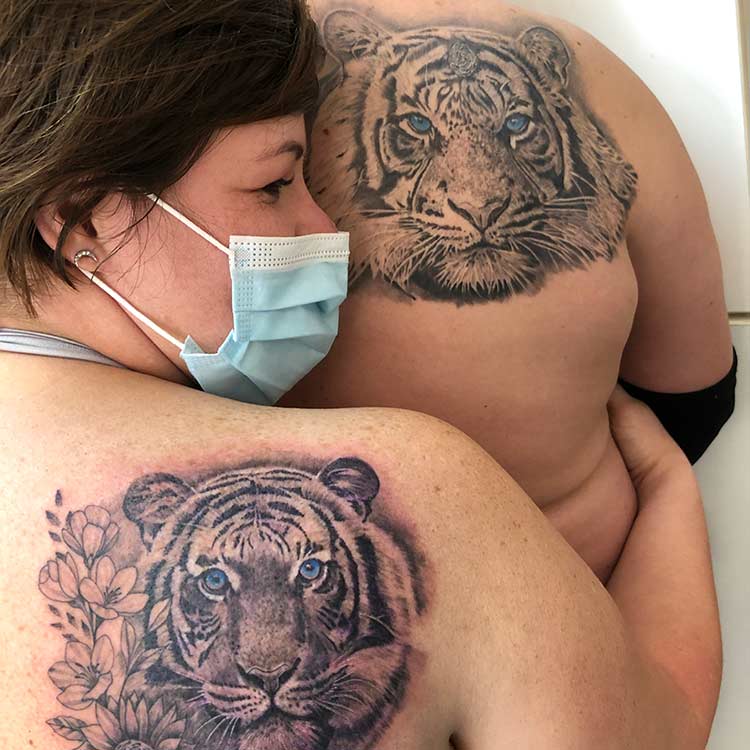 Tiger Couple Tattoo image